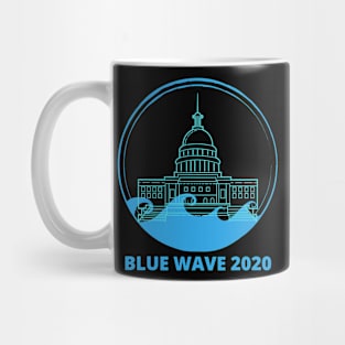 Blue Wave 2020 Election Democrat Anti Trump Vote Mug